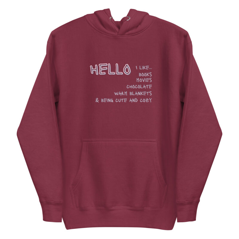 Cute & Cozy Hello Hoodie - Image 3
