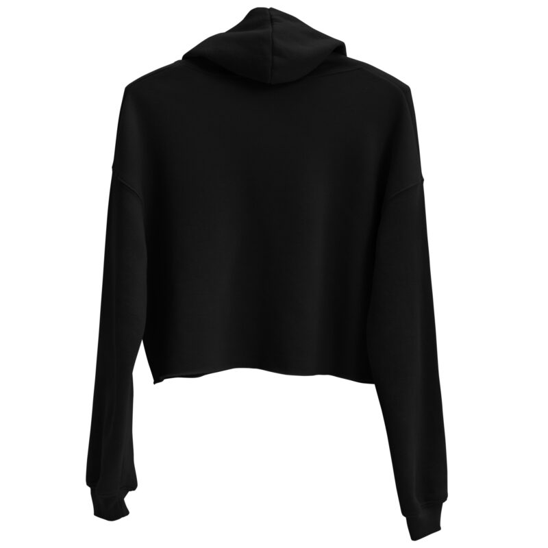 Dream Cropped Hoodie- Black - Image 3