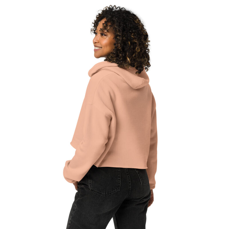 Zen Kitty Cropped Hoodie - Image 2